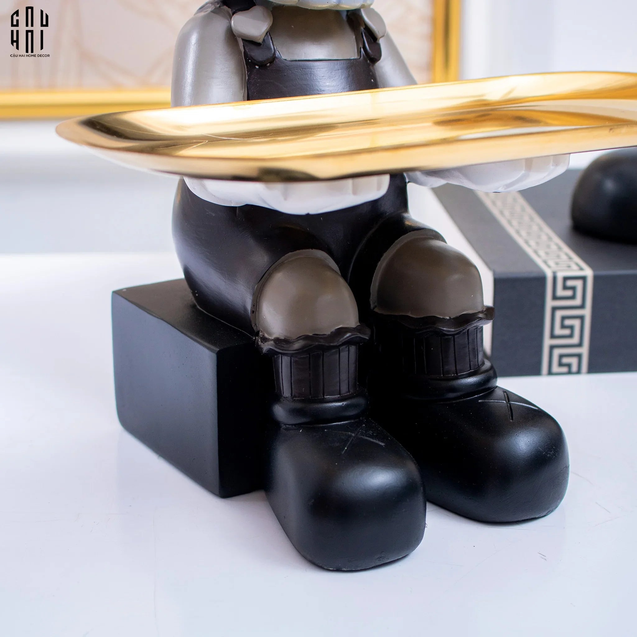 Elysian - Tượng Figurine Sitting Super Kaw Ss25-TƯỢNG TRANG TRÍ-CẬU HAI HOME DECOR