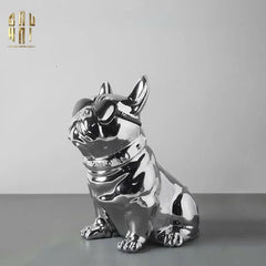 Elysian - Tượng Hộp Khăn Giấy Platinum Bull-HỘP KHĂN GIẤY-CẬU HAI HOME DECOR