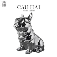 Elysian - Tượng Hộp Khăn Giấy Platinum Bull-HỘP KHĂN GIẤY-CẬU HAI HOME DECOR