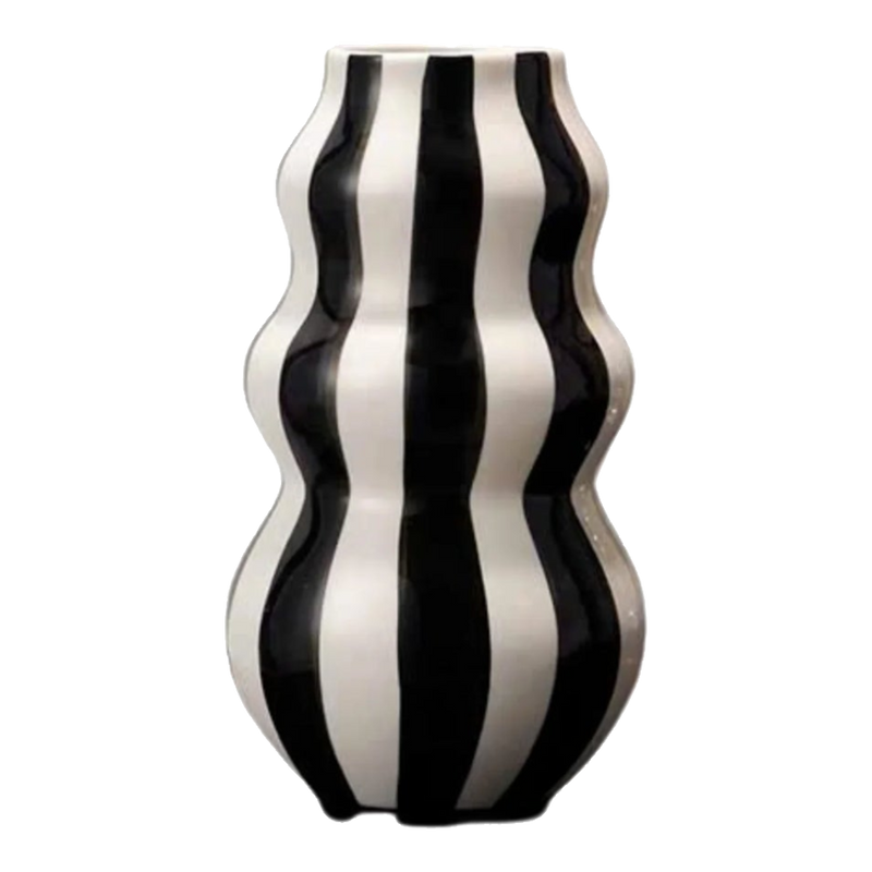 Fêtes Couture - Grande Blackberry Clowny Vase H23
