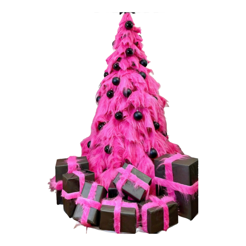 Fêtes Couture - "Arbre De Noël Fuchsia Couture" Christmas Tree