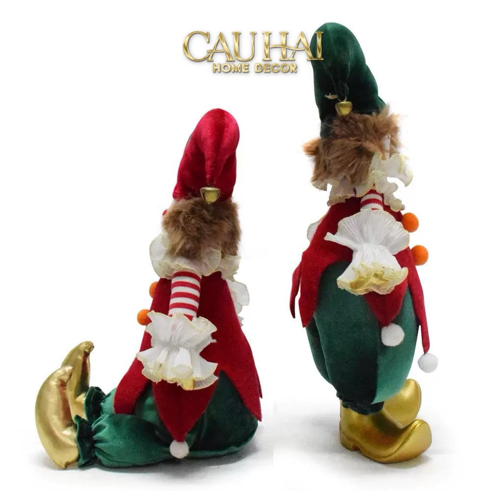 Fêtes Couture - Chú Hề Holiday Harlequin Christmas Festif Ornaments-TRANG TRÍ GIÁNG SINH-CẬU HAI HOME DECOR