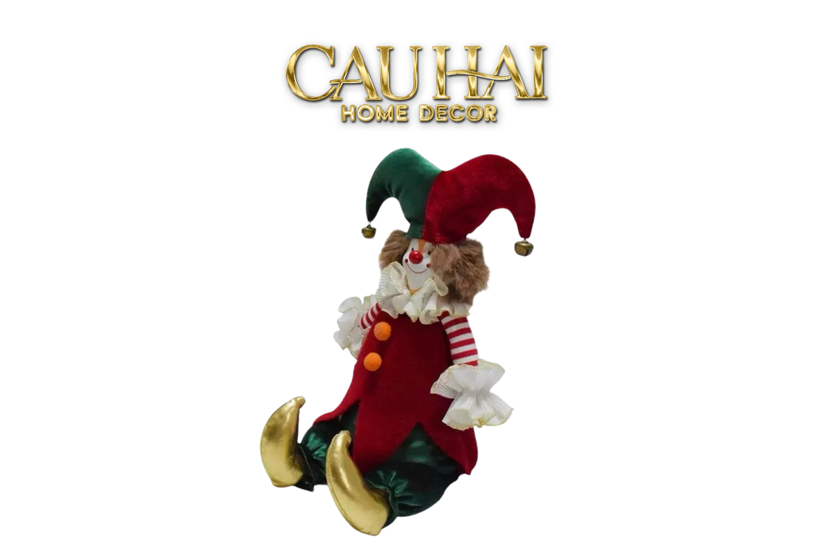 Fêtes Couture - Chú Hề Holiday Harlequin Christmas Festif Ornaments-TRANG TRÍ GIÁNG SINH-CẬU HAI HOME DECOR