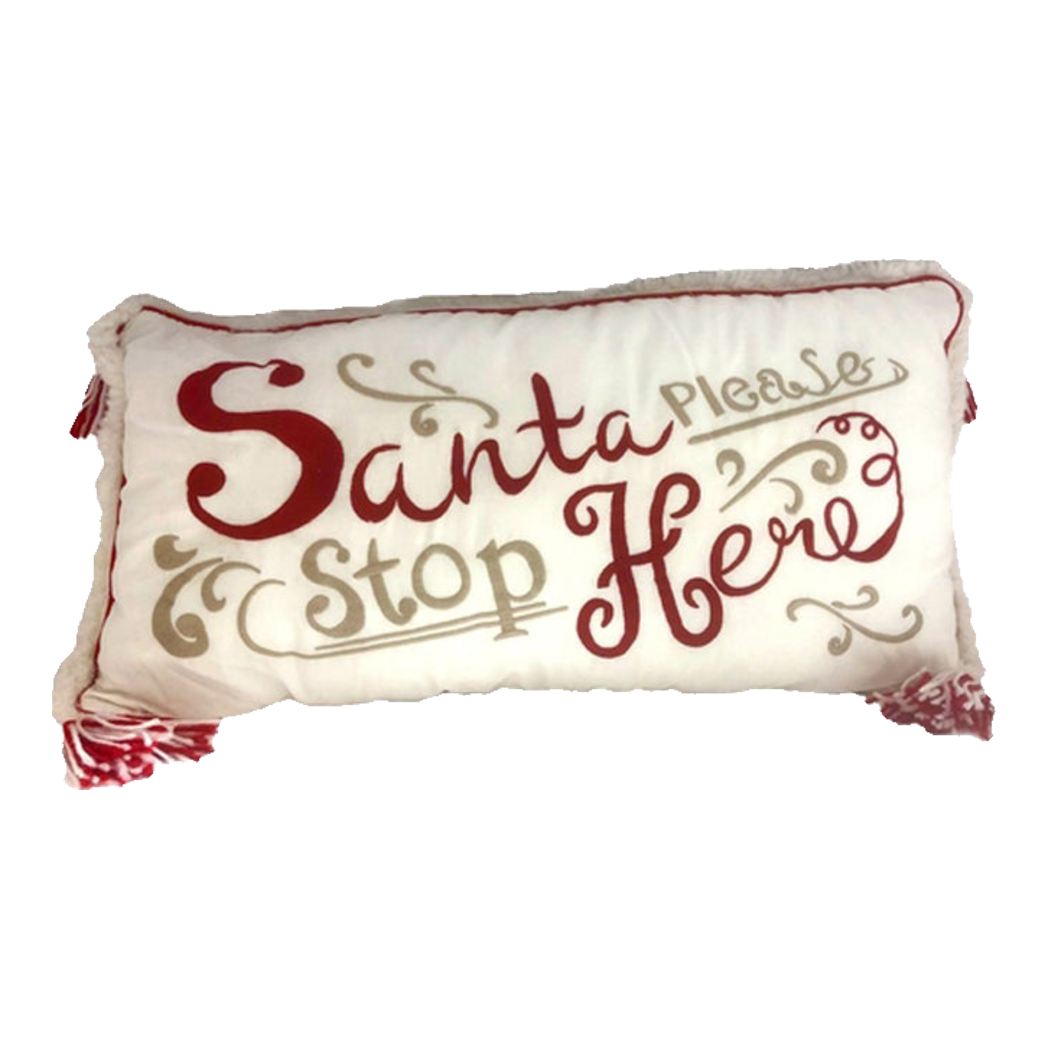 Fêtes Couture - Gối Rectangle Santa 30X60 Cm
