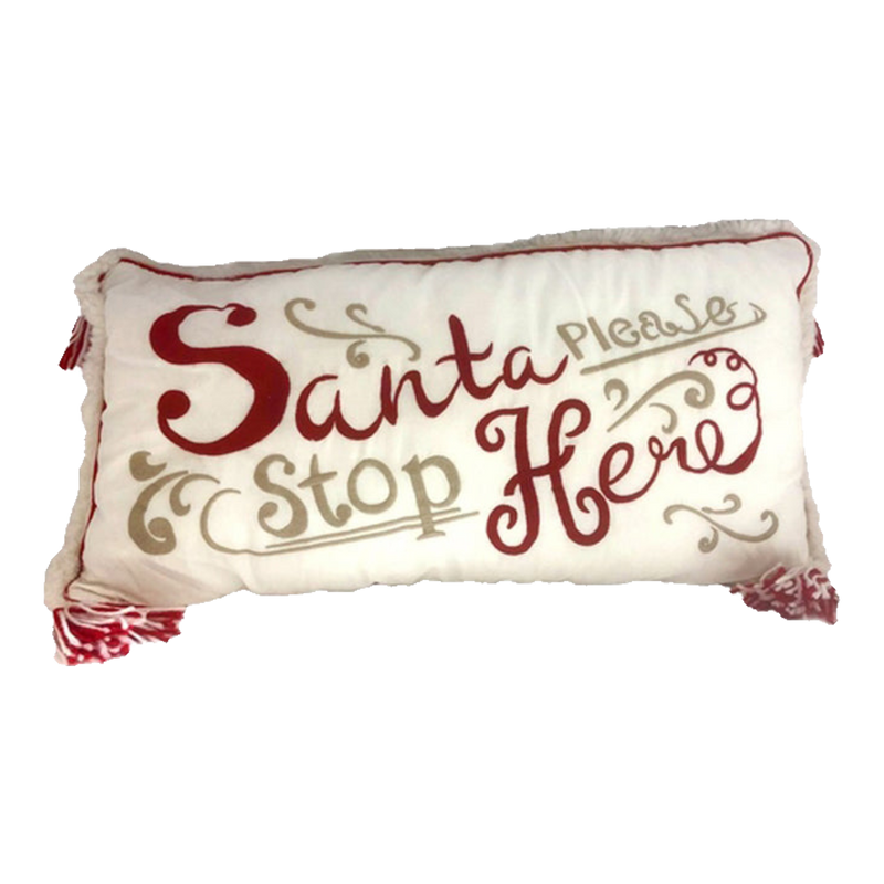 Fêtes Couture - Rectangle Santa Pillow 30X60 Cm