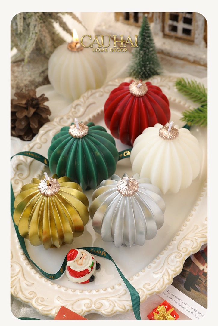 Fêtes Couture - Nến Quả Châu - Holiday Christmas Ornaments Charm Candles-NẾN TRANG TRÍ-CẬU HAI HOME DECOR