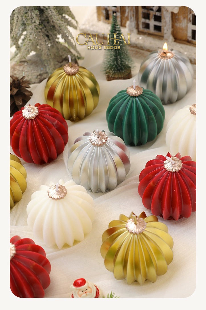 Fêtes Couture - Nến Quả Châu - Holiday Christmas Ornaments Charm Candles-NẾN TRANG TRÍ-CẬU HAI HOME DECOR
