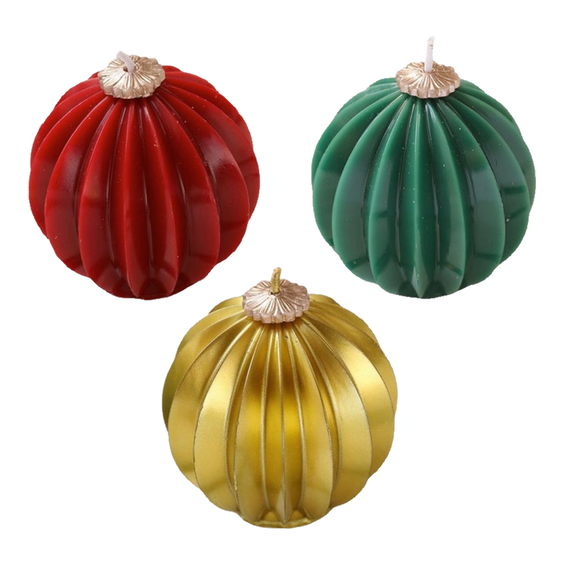 Fêtes Couture - Ornament Candles - Holiday Christmas Ornaments Charm Candles