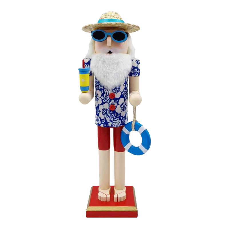 Fêtes Couture - Hawaiian Nutcracker Figurine 38Cm