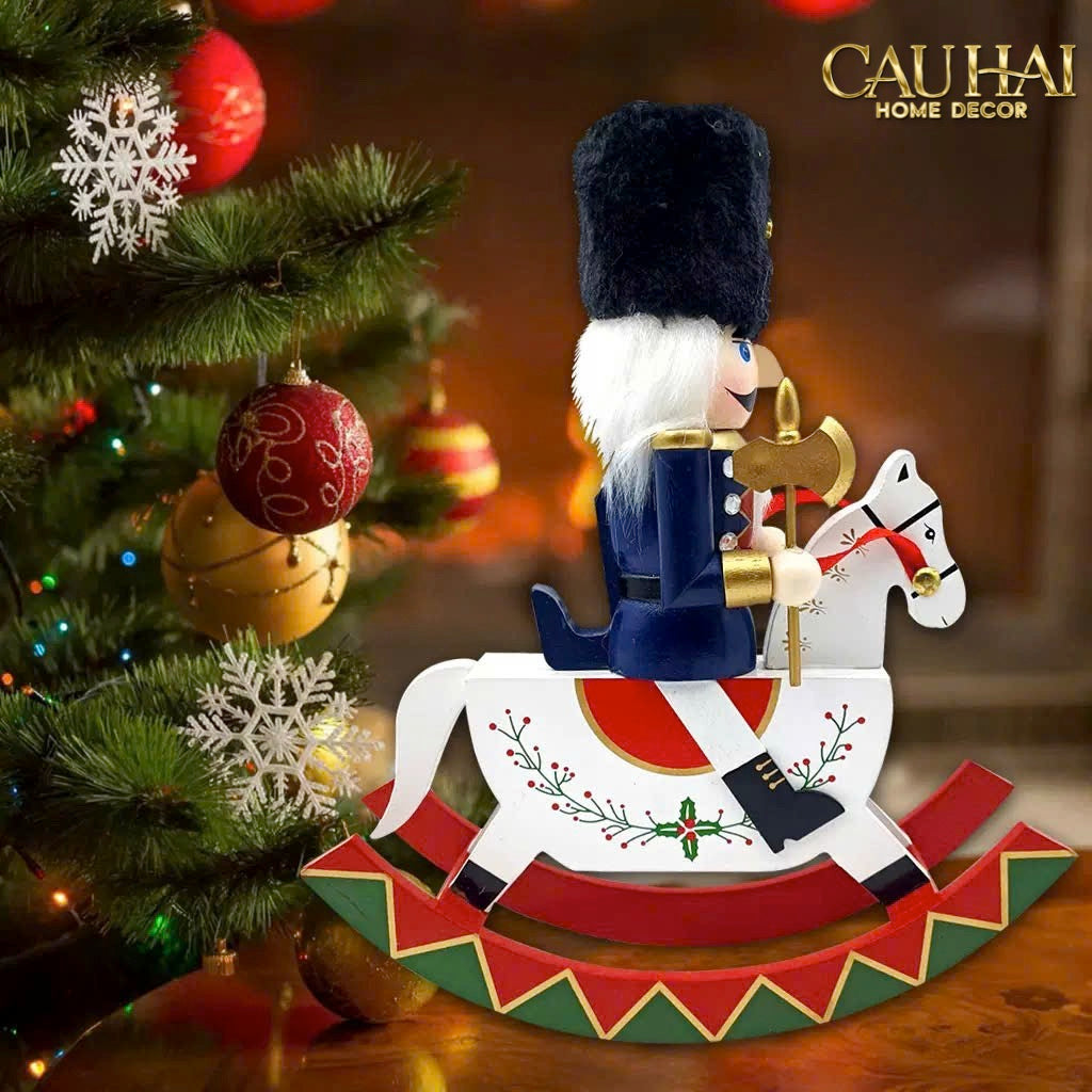 Fêtes Couture - Tượng Nutcracker Royal Cavalier H25-TƯỢNG TRANG TRÍ-CẬU HAI HOME DECOR