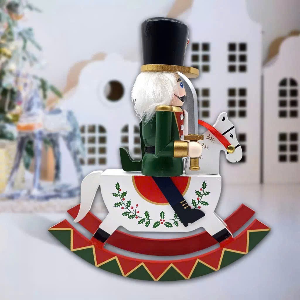Fêtes Couture - Tượng Nutcracker Royal Cavalier H25-TƯỢNG TRANG TRÍ-CẬU HAI HOME DECOR