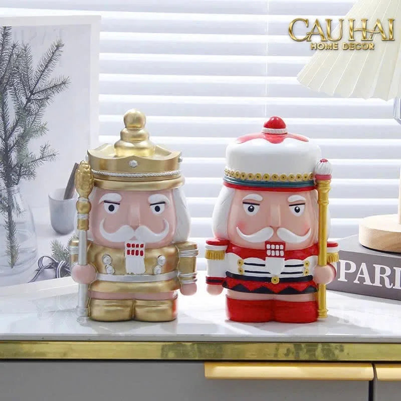 Fêtes Couture - Tượng Petit Nut-Banker Blanc / Noir / Rouge / D'Or-TƯỢNG TRANG TRÍ-CẬU HAI HOME DECOR