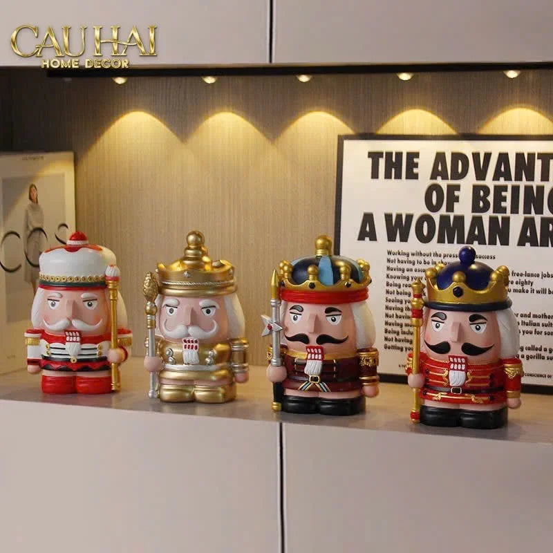 Fêtes Couture - Tượng Petit Nut-Banker Blanc / Noir / Rouge / D'Or-TƯỢNG TRANG TRÍ-CẬU HAI HOME DECOR