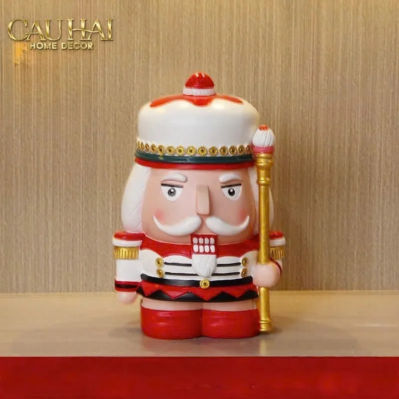 Fêtes Couture - Tượng Petit Nut-Banker Blanc / Noir / Rouge / D'Or-TƯỢNG TRANG TRÍ-CẬU HAI HOME DECOR