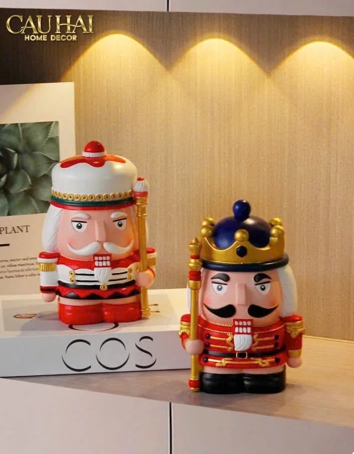 Fêtes Couture - Tượng Petit Nut-Banker Blanc / Noir / Rouge / D'Or-TƯỢNG TRANG TRÍ-CẬU HAI HOME DECOR