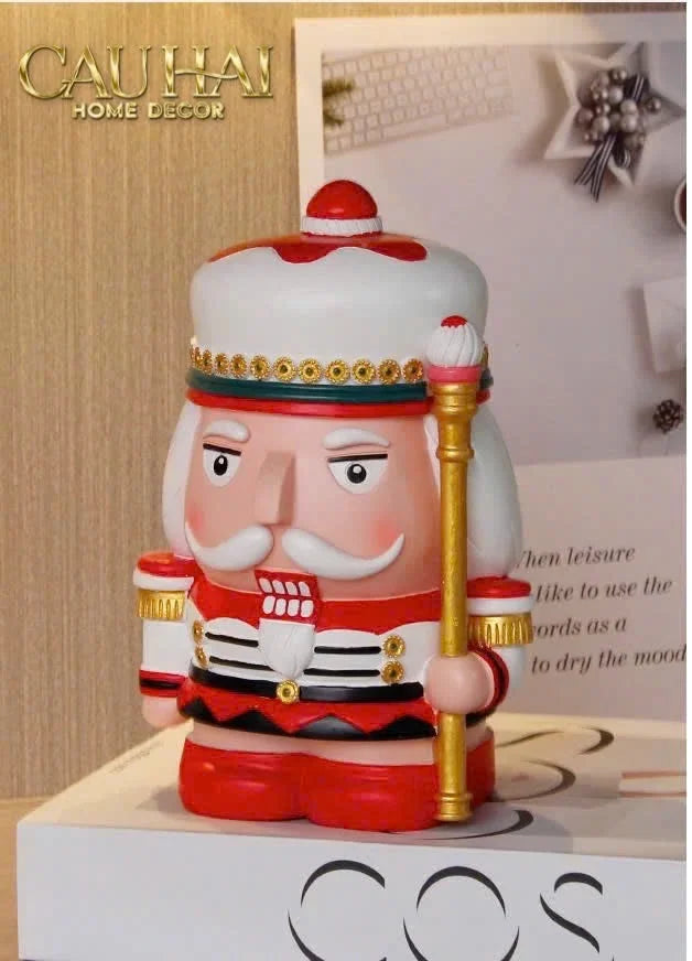 Fêtes Couture - Tượng Petit Nut-Banker Blanc / Noir / Rouge / D'Or-TƯỢNG TRANG TRÍ-CẬU HAI HOME DECOR