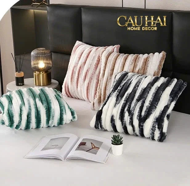 Fêtes Couture - Vỏ Gối Lông Atélier Lux Fur Lapin Spéciale Collection-VỎ GỐI-CẬU HAI HOME DECOR