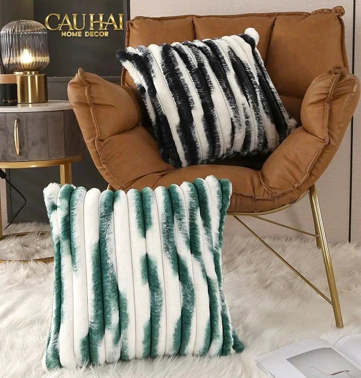 Fêtes Couture - Vỏ Gối Lông Atélier Lux Fur Lapin Spéciale Collection-VỎ GỐI-CẬU HAI HOME DECOR