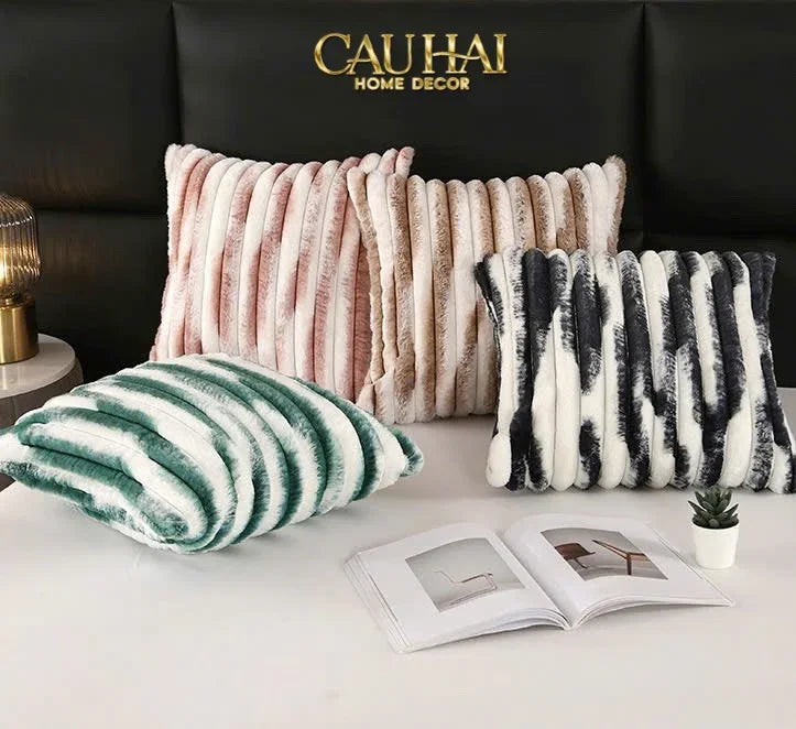 Fêtes Couture - Vỏ Gối Lông Atélier Lux Fur Lapin Spéciale Collection-VỎ GỐI-CẬU HAI HOME DECOR
