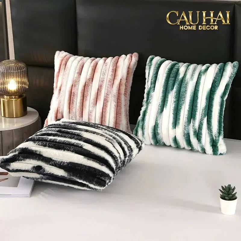 Fêtes Couture - Vỏ Gối Lông Atélier Lux Fur Lapin Spéciale Collection-VỎ GỐI-CẬU HAI HOME DECOR