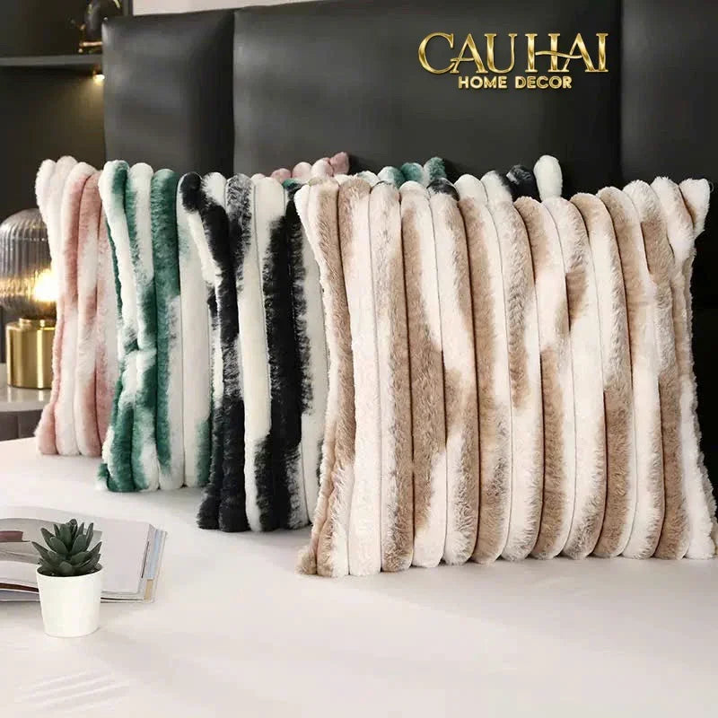 Fêtes Couture - Vỏ Gối Lông Atélier Lux Fur Lapin Spéciale Collection-VỎ GỐI-CẬU HAI HOME DECOR