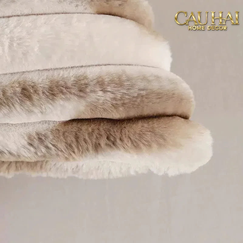 Fêtes Couture - Vỏ Gối Lông Atélier Lux Fur Lapin Spéciale Collection-VỎ GỐI-CẬU HAI HOME DECOR