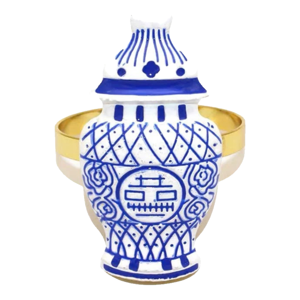 Fêtes Couture - Vòng Khăn Ăn - Napkin Ring Indochine Porcelain Revival-VÒNG KHĂN ĂN-Đối tác tại Trung Quốc theo từng đơn đặt hàng-CẬU HAI HOME DECOR