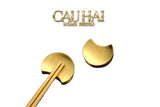 Gác Đũa Bán Nguyệt Golden Silver Cresent Lunar Chopsticks Racks 3.5-Dinner Cutlery Set Dao Muỗng Nĩa-CẬU HAI HOME DECOR