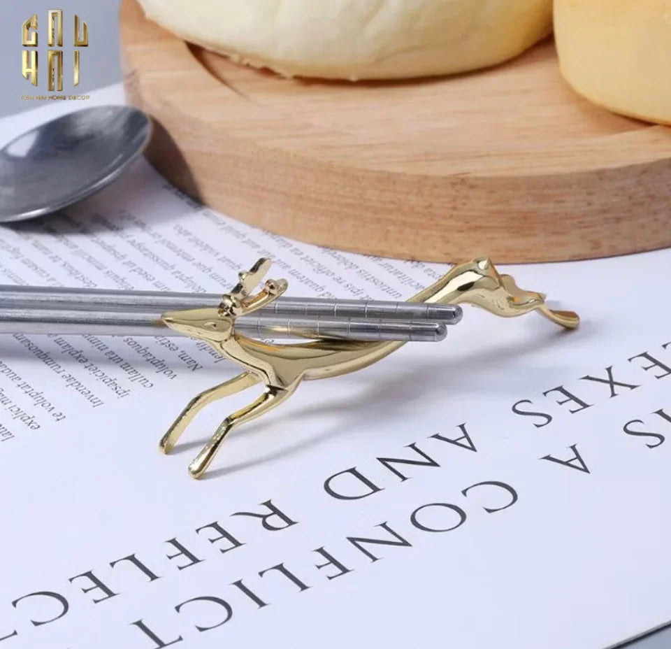 Gác Đũa - Chopstick Rest Elk-Dinner Cutlery Set Dao Muỗng Nĩa-CẬU HAI HOME DECOR