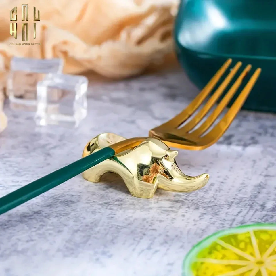 Gác Đũa - Chopstick Rest Rhino-Dinner Cutlery Set Dao Muỗng Nĩa-CẬU HAI HOME DECOR