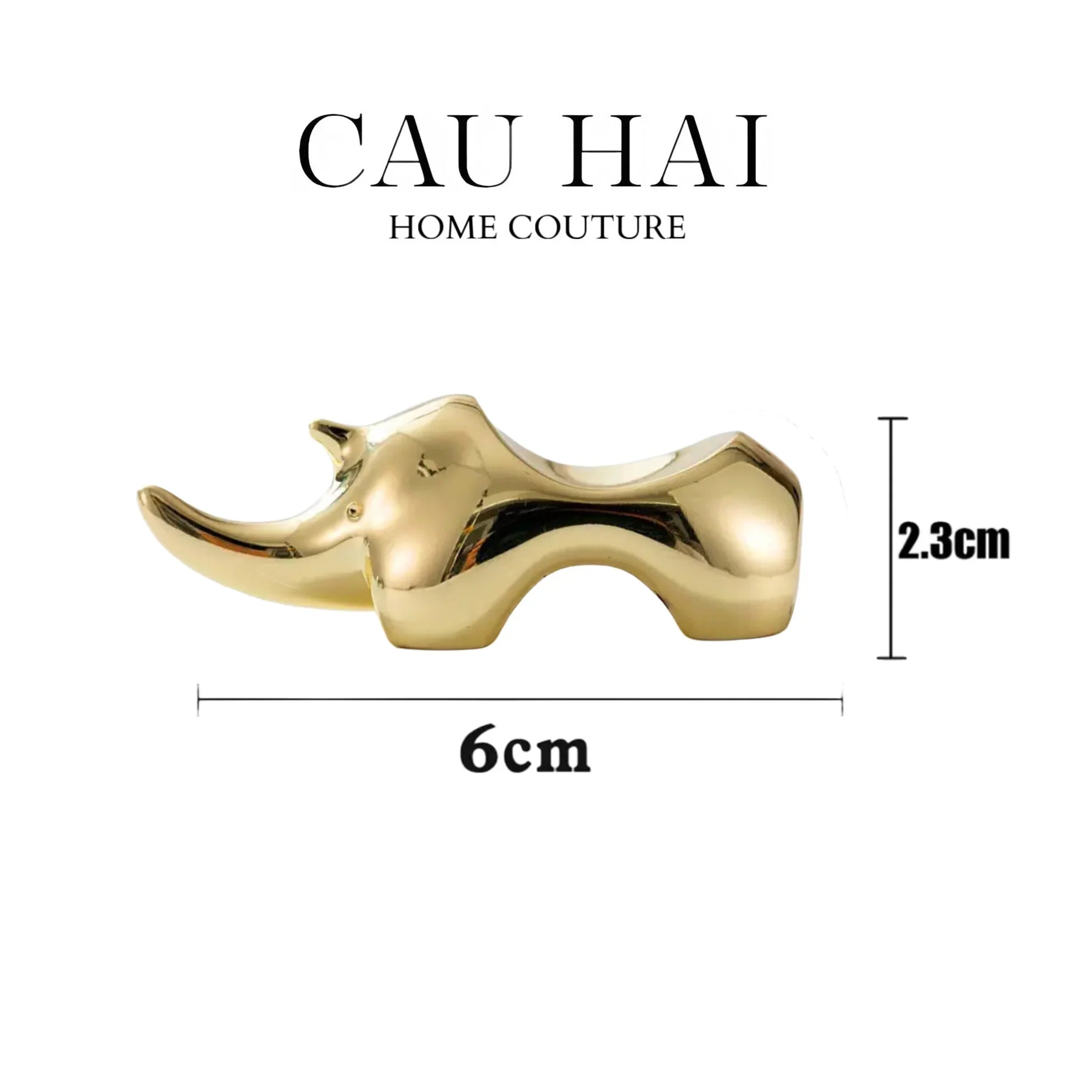Gác Đũa - Chopstick Rest Rhino-Dinner Cutlery Set Dao Muỗng Nĩa-CẬU HAI HOME DECOR