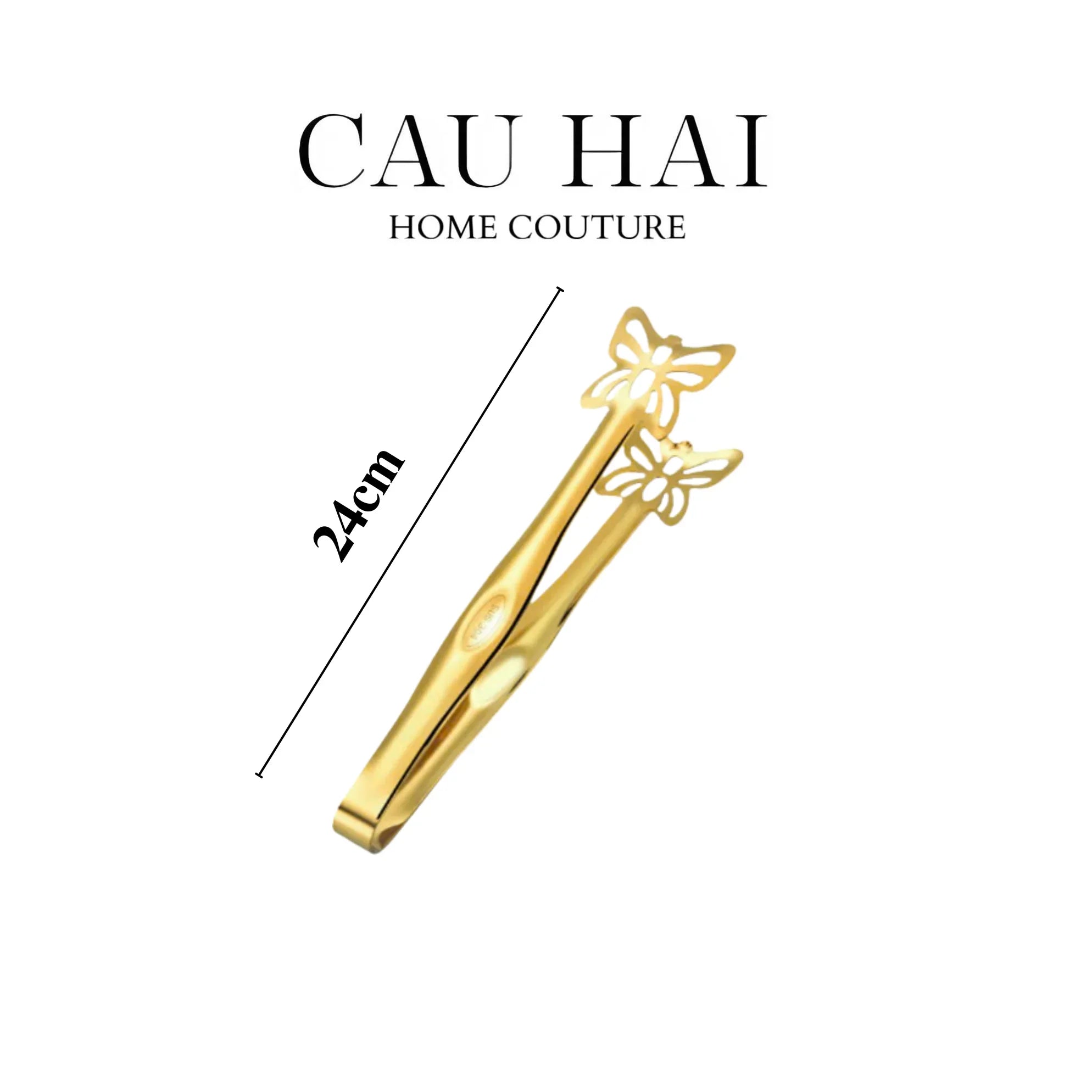 Gắp Đá Fancy Club - Butterfly 24 Cm-LY THỦY TINH-CẬU HAI HOME DECOR