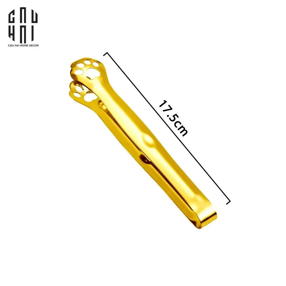 Gắp Đá Golden Bear-PHỤ KIỆN BAR-CẬU HAI HOME DECOR