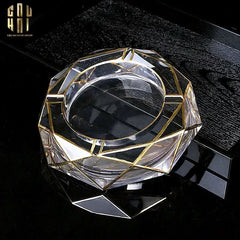 Gạt Tàn Crystal Regal Ashtray-Gạt Tàn-CẬU HAI HOME DECOR