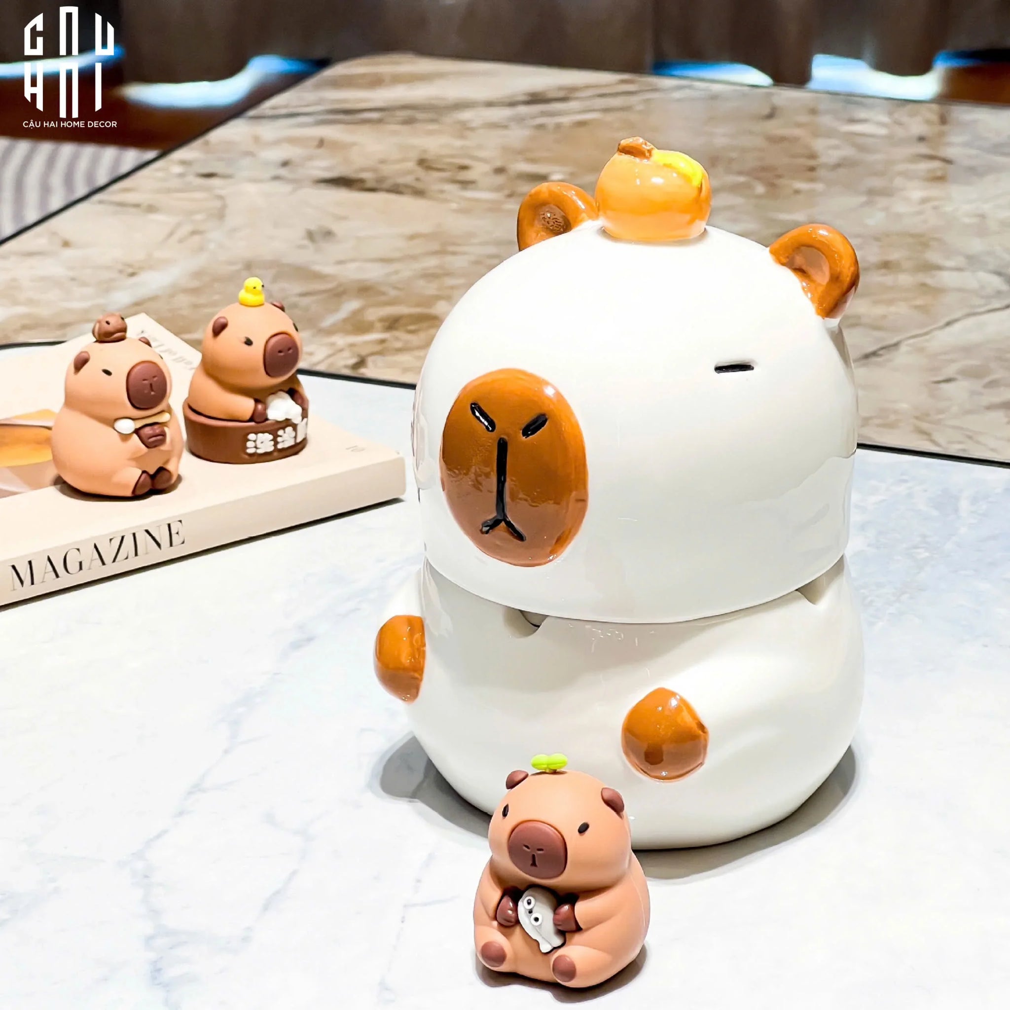 Gạt Tàn Cutie Cabybara-Gạt Tàn-CẬU HAI HOME DECOR