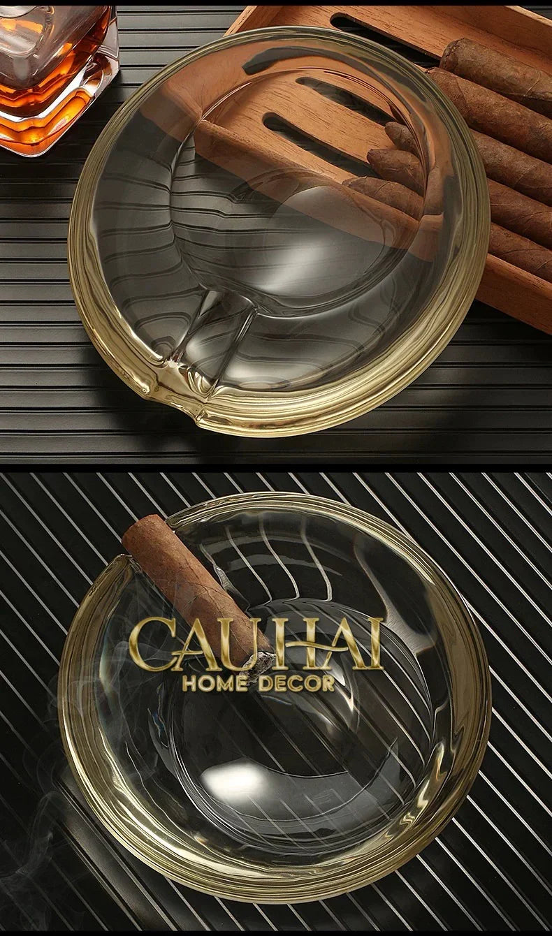 Gạt Tàn Pha Lê Astral Helion-O Saturn Cristalleries Ashtray 18-Gạt Tàn-CẬU HAI HOME DECOR