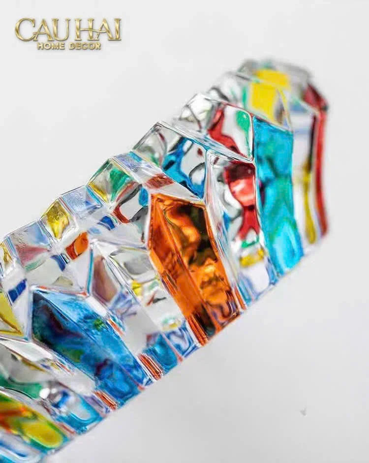 Gạt Tàn Pha Lê Cendrier Multicolor-Gạt Tàn-CẬU HAI HOME DECOR