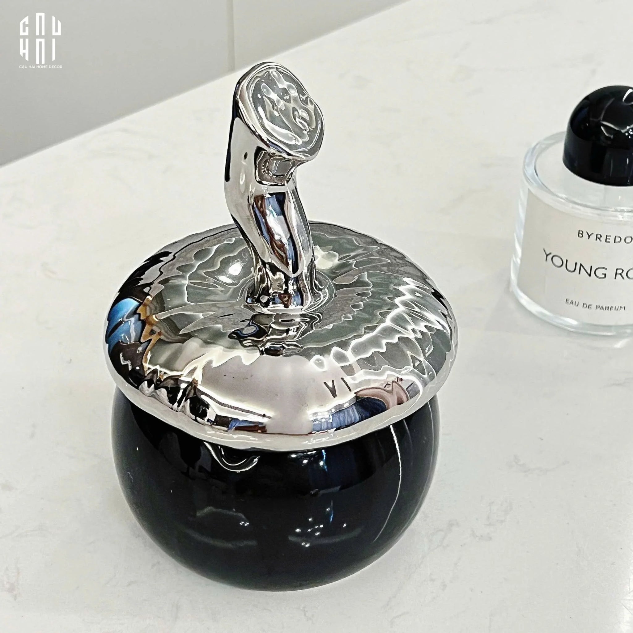 Gạt Tàn Silver Hazelnut-CẬU HAI HOME DECOR