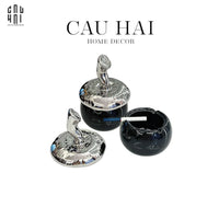 Gạt Tàn Silver Hazelnut-CẬU HAI HOME DECOR