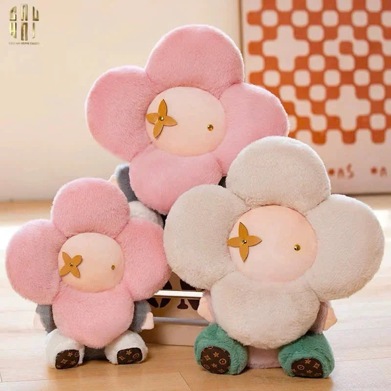 Gấu Bông Vivienne Pink Pastel Louis.V Size 37-CẬU HAI HOME DECOR
