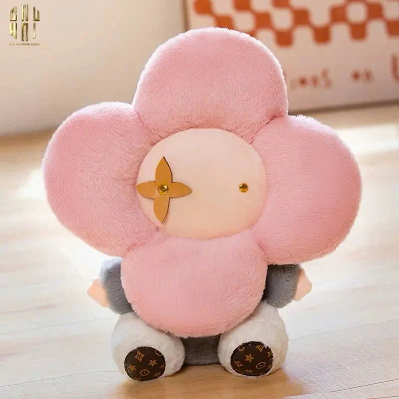 Gấu Bông Vivienne Pink Pastel Louis.V Size 37-CẬU HAI HOME DECOR