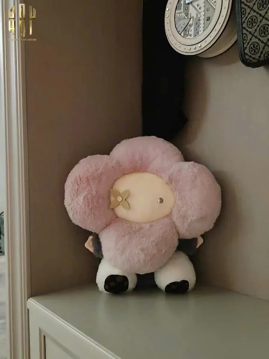 Gấu Bông Vivienne Pink Pastel Louis.V Size 37-CẬU HAI HOME DECOR