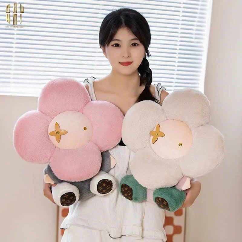 Gấu Bông Vivienne Pink Pastel Louis.V Size 37-CẬU HAI HOME DECOR
