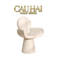 Ghế Tựa Da Cao Cấp - Halo Atelier Ivory-NỘI THẤT-CẬU HAI HOME DECOR