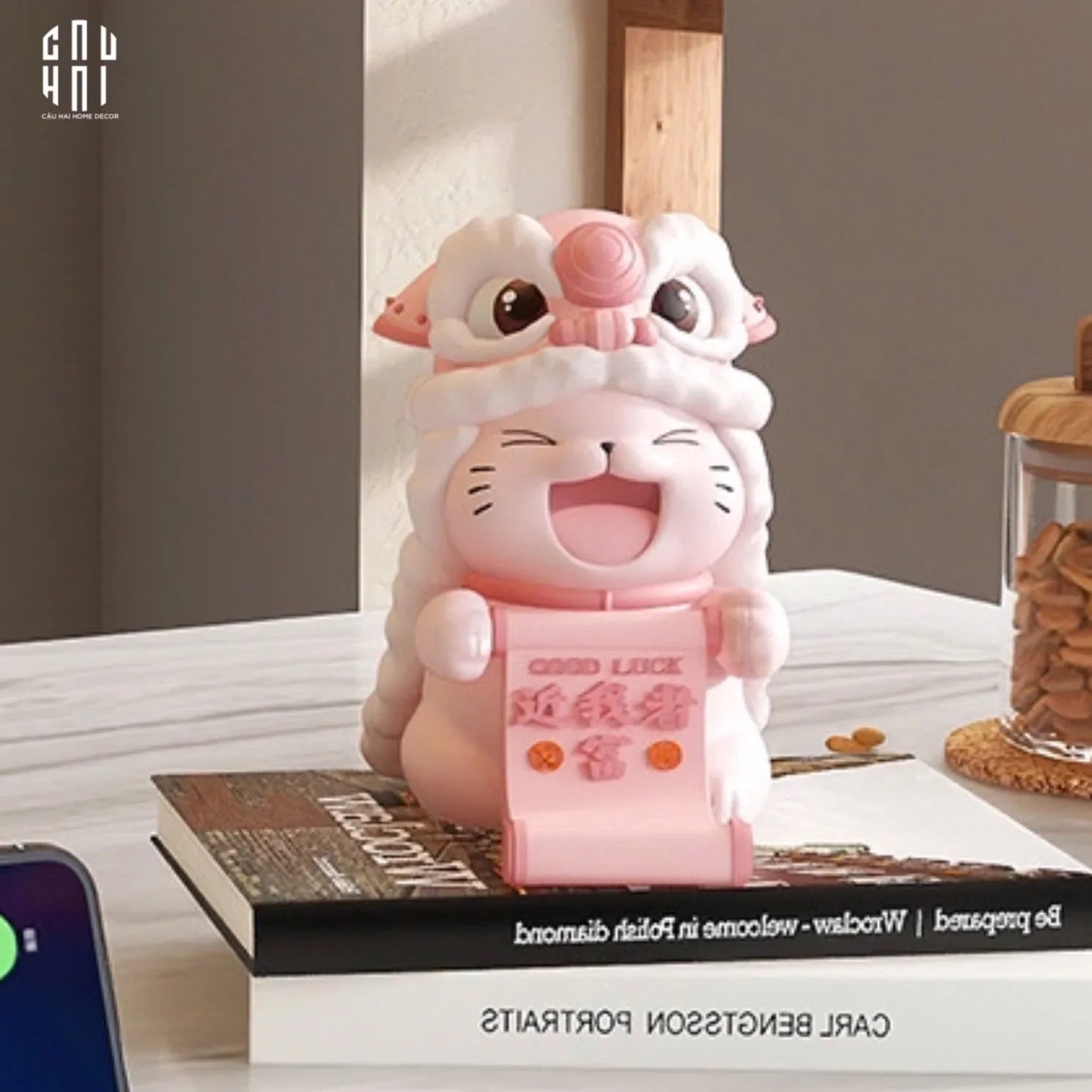 Giá Đỡ Điện Thoại Little Lucky Kitty-PHỤ KIỆN CÔNG NGHỆ-CẬU HAI HOME DECOR