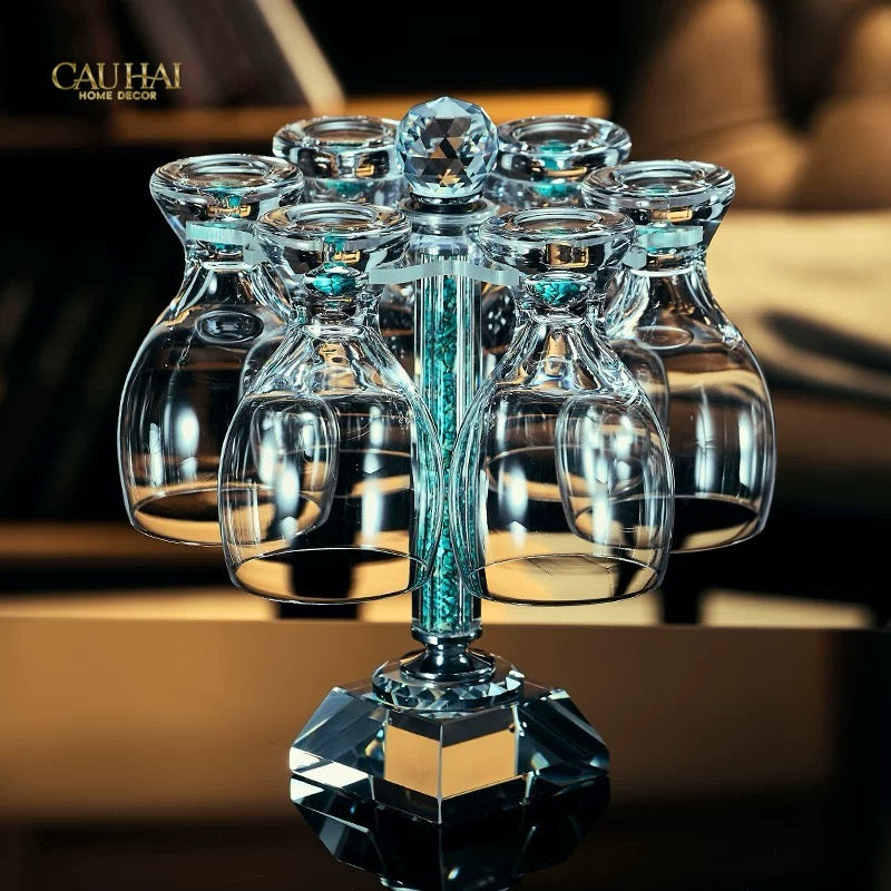 Giá Treo Ly Cyan Cristalleries Rack-LY THỦY TINH-CẬU HAI HOME DECOR