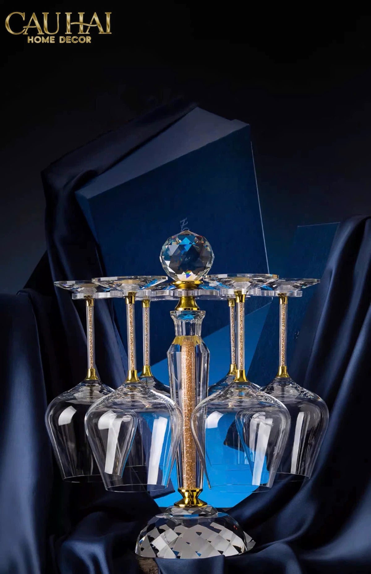 Giá Treo Ly Vang Glorious Oxford Crystal Rack-LY THỦY TINH-CẬU HAI HOME DECOR