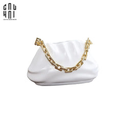 Giỏ Cắm Hoa Composite Golden Chain Ss25-KHAY TRANG TRÍ-CẬU HAI HOME DECOR