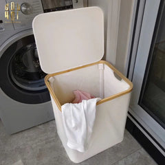 Giỏ Đựng Đồ Laundry Canvas 150L - Blanc-TRANH TREO TƯỜNG-CẬU HAI HOME DECOR