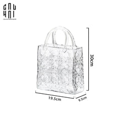 Giỏ Hoa Thuỷ Tinh White D.O-KHAY TRANG TRÍ-CẬU HAI HOME DECOR